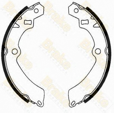 BRAKE ENGINEERING sh2353 -  Комплект тормозных колодок